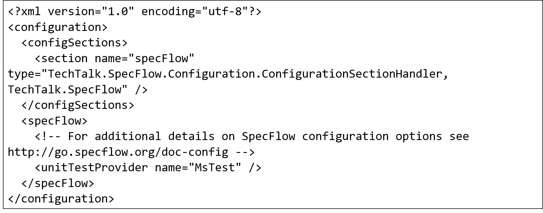 Specflow blog_Create a Unit Test project2