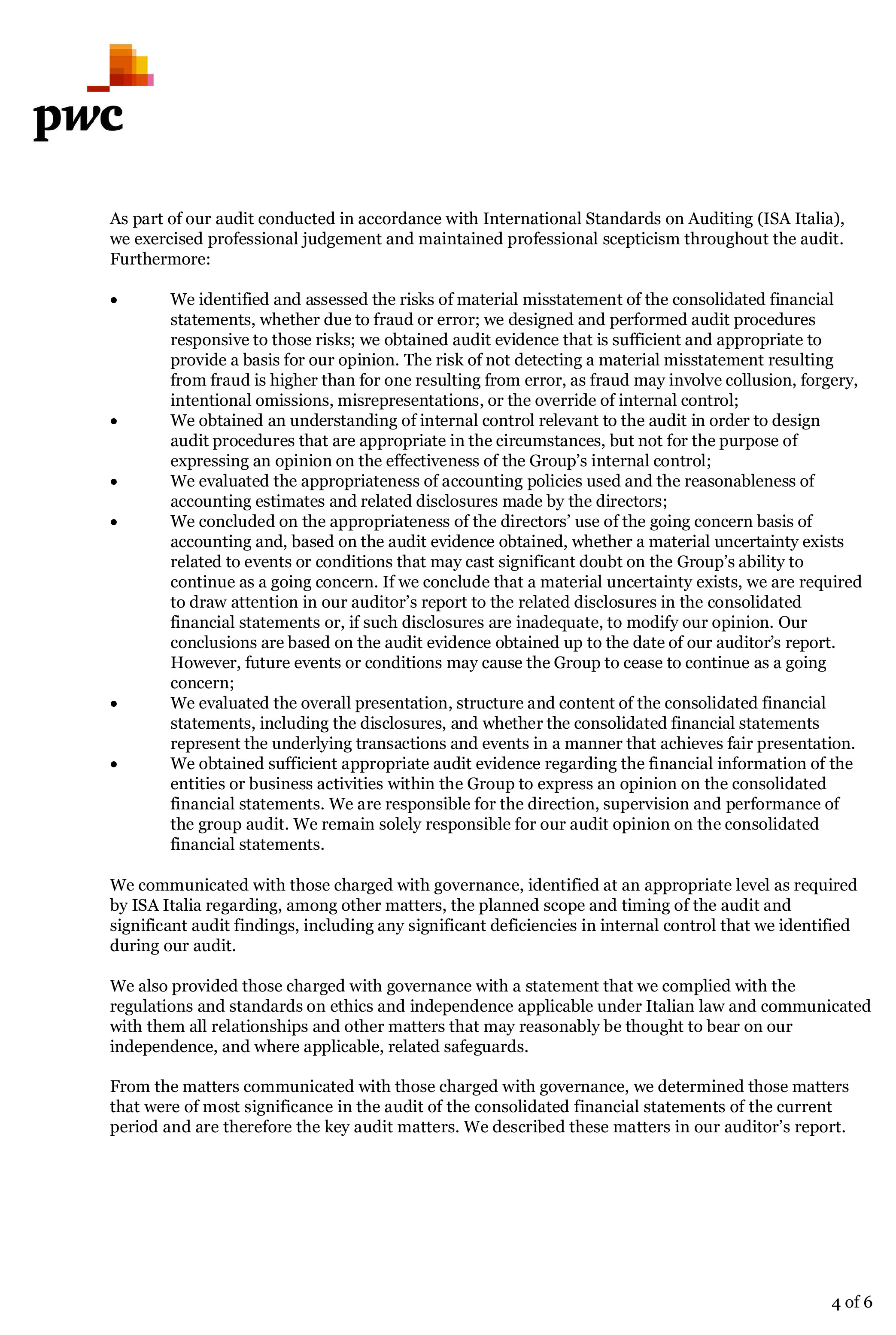 Consolidated Financial Statements As At 31 12 19